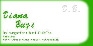 diana buzi business card